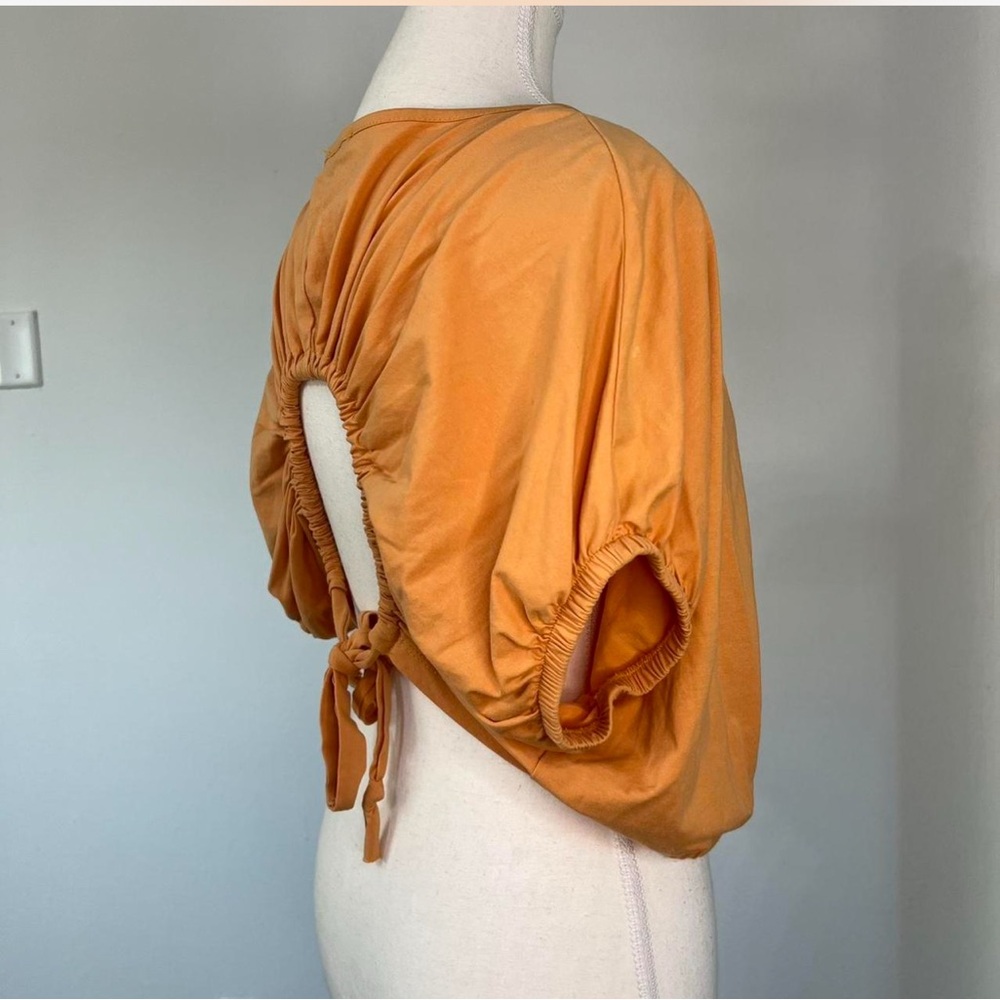 FAVLUX Rust‎ Orange Blouse - Picture 4 of 6